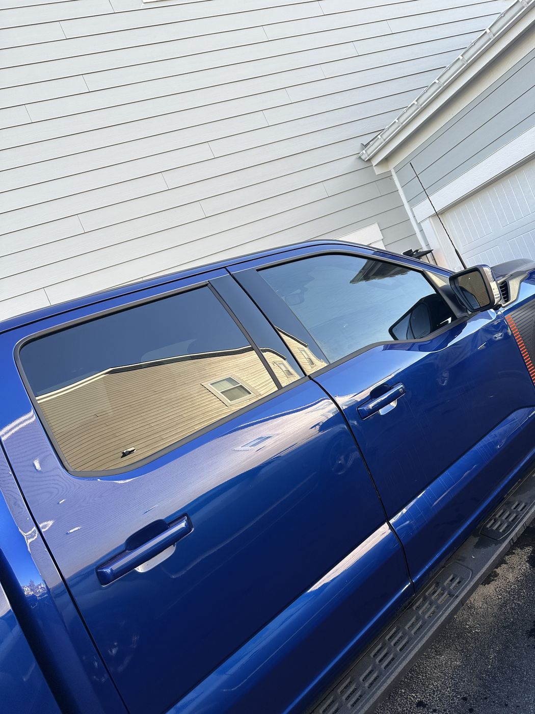 Ford F-150, tinted in the driveway with window tint by DDH Mobile Tint in Powell, Ohio