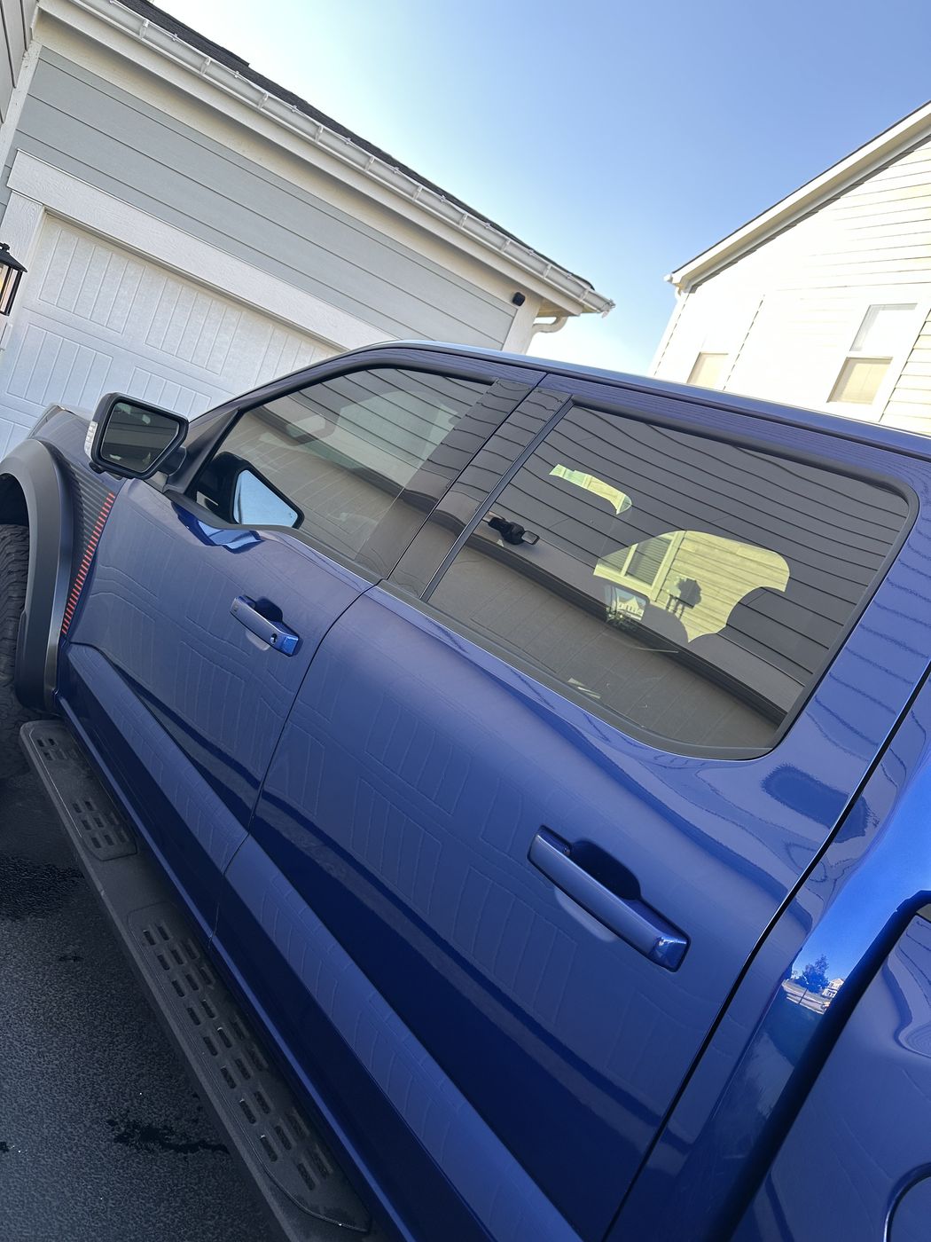 Ford F-150, driver side with window tint by DDH Mobile Tint in Columbus, Ohio
